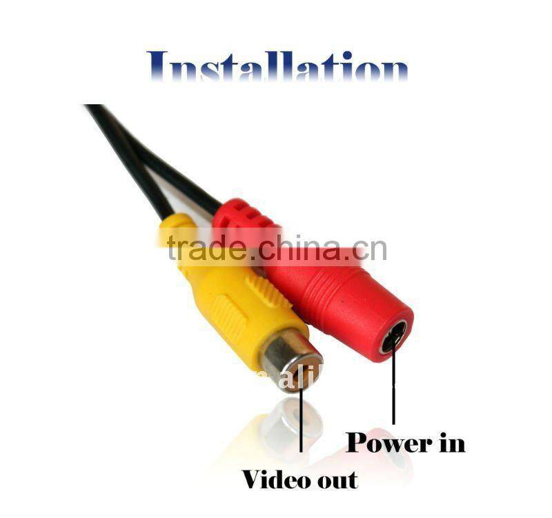 12voltage waterproof factory type reverse car camera