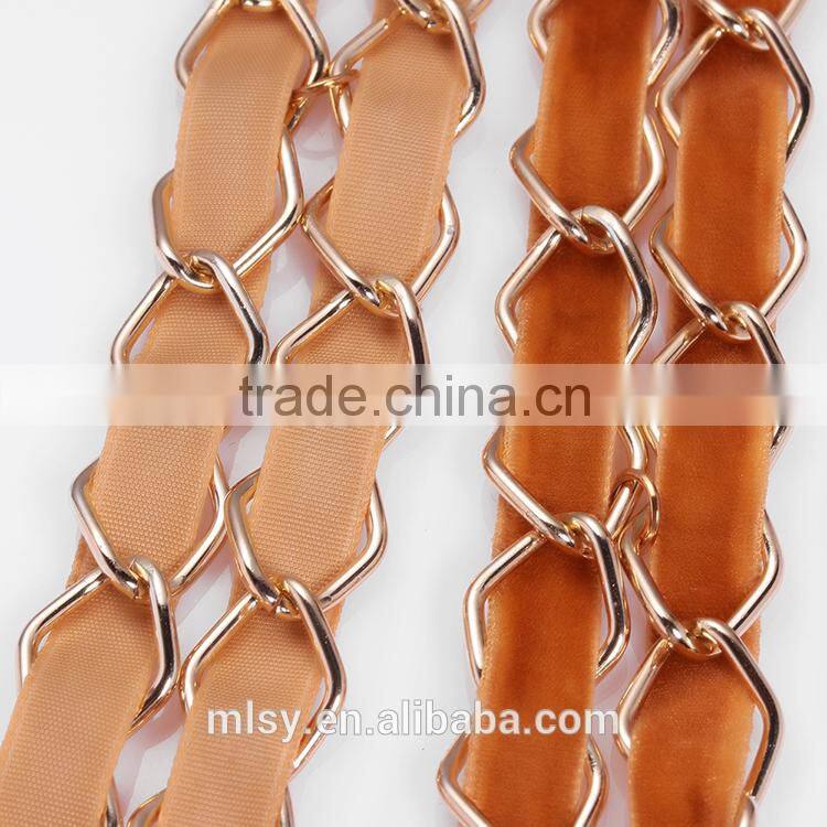 Wholesale simple decorative metal small link body chain Brightness F1-80019