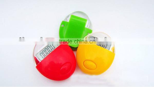 Promotional Colorful Fitness Digital Single Function Pedometer