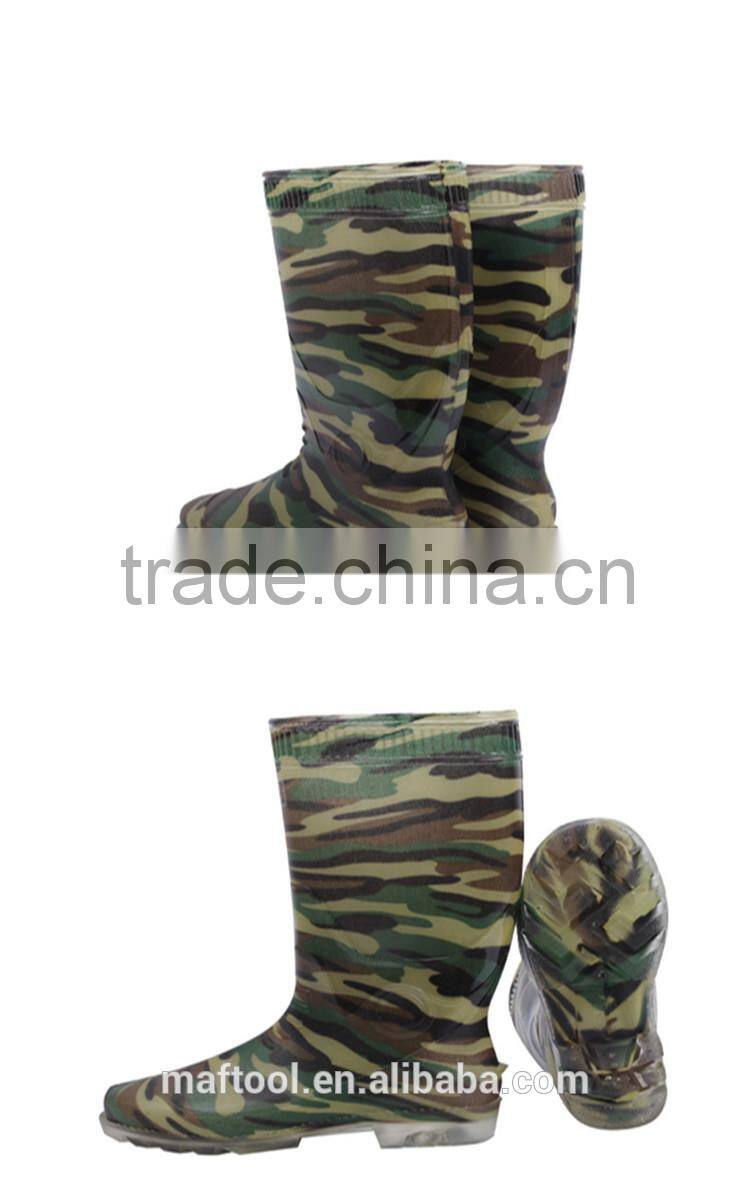 color rain boots without steel toe/wellington boots/rain shoes