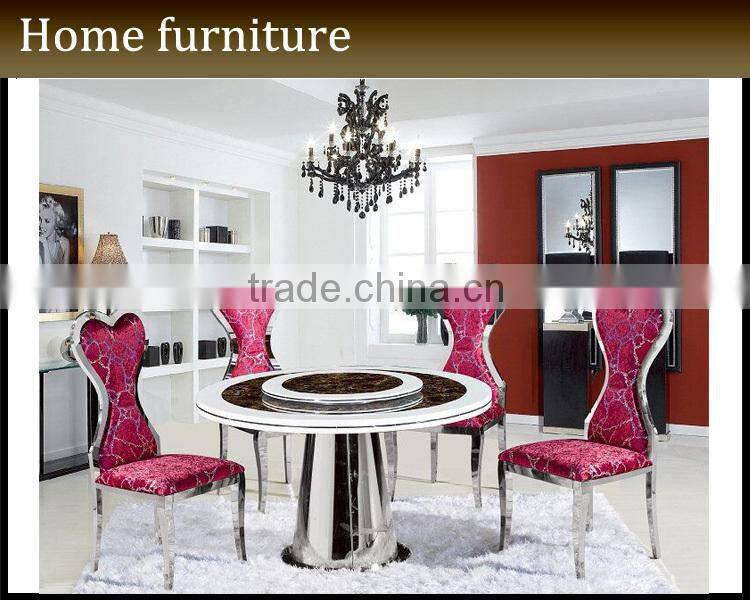 2015 Europe Style Leather Stainless Steel Living Room Chair JC-SS70