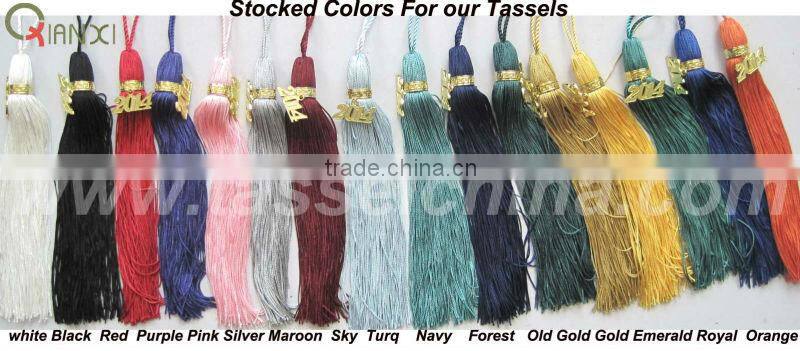 9" Jumbo/Master Graduation Cap Tassels(Emerald)