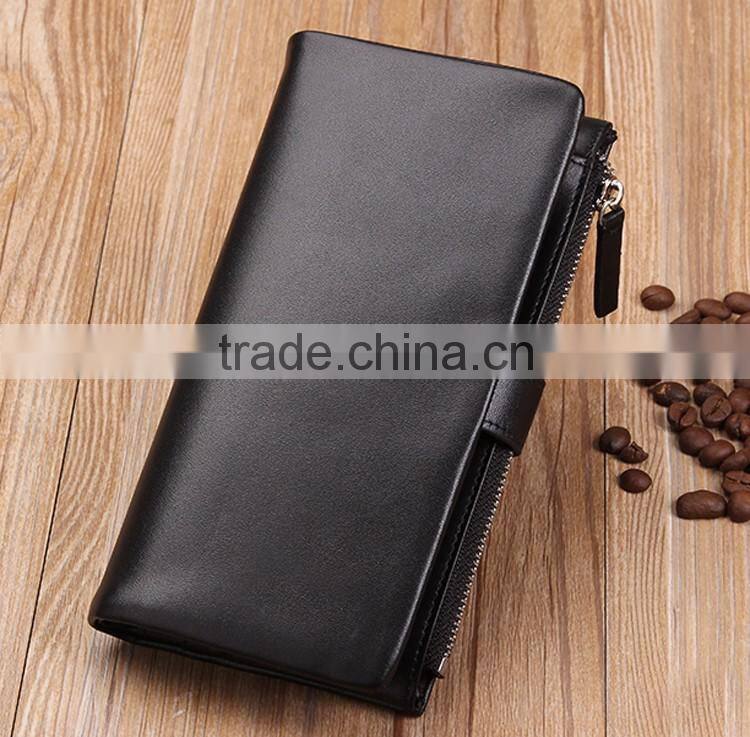 Factory price cow leather card holder wallet