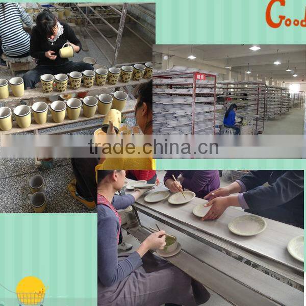 dots design stoneware tableware made in China 16pcs ceramic dinnerware and stoneware dinner set