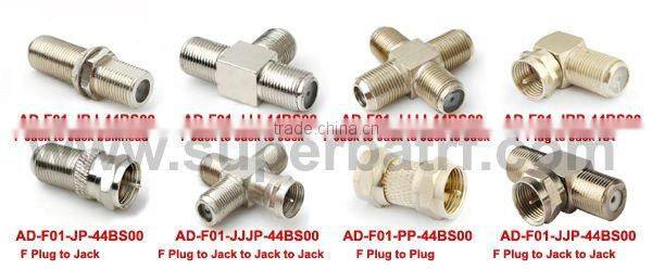 DVB-T TV-Tuner Antenna Adapter F Jack to DVB-T Jack
