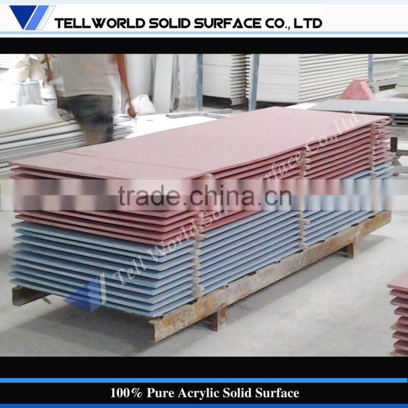 High quality joint seamless solid surface sheets/white acrylic solid surface