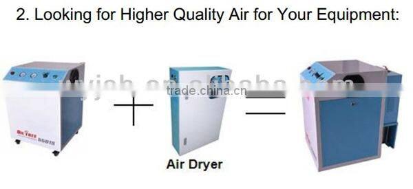 noiseless airbrush oil free air compressor with silent cabinet