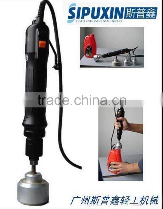 Semi-automatic perfume bottle crimper, pneumatic capping machine