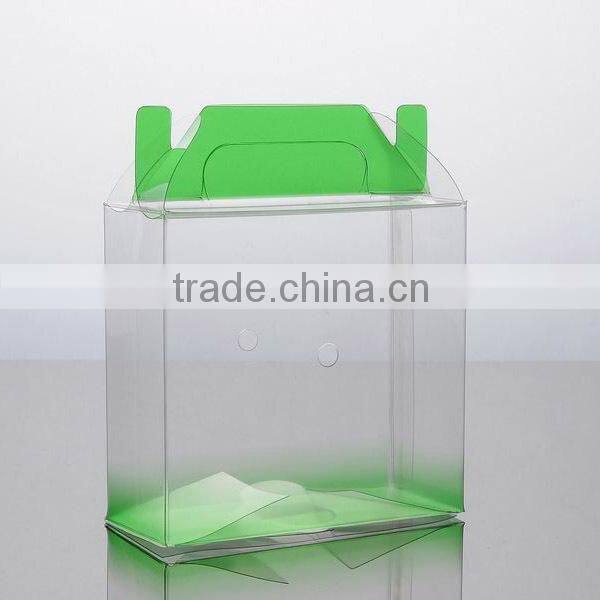 clear plastic lure box with hanger tab