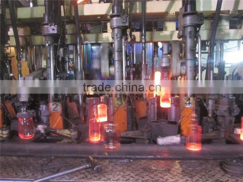 597ml Colorful Carving Glass Mason Jar With Lid