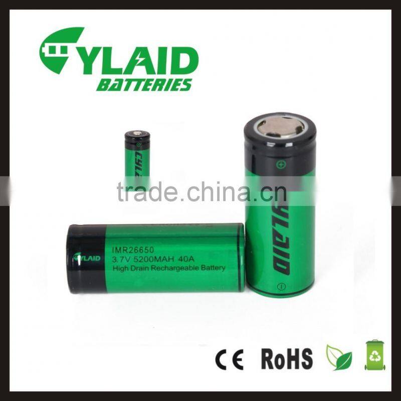 New hot high drain for vaping good quality factory cheaper price no MOQ icr18650-26f li-ion battery cells