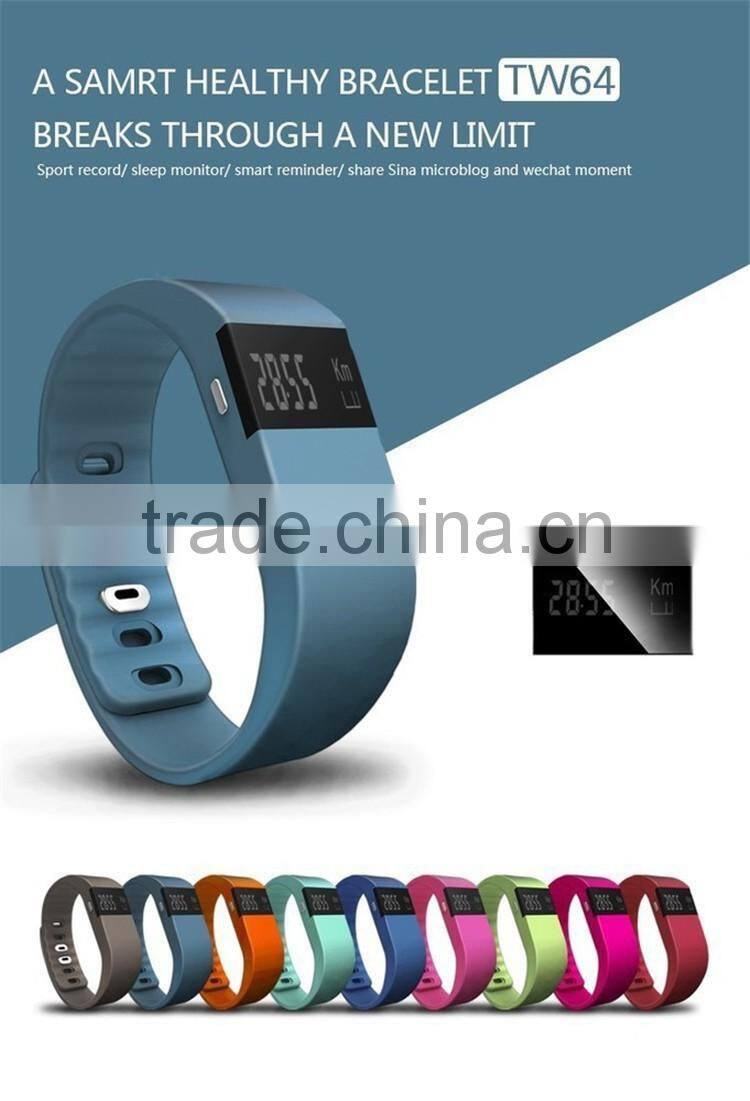 Call Reminder Bluetooth Fitness Tracker Smart Watch Bracelet Wristband for Phone