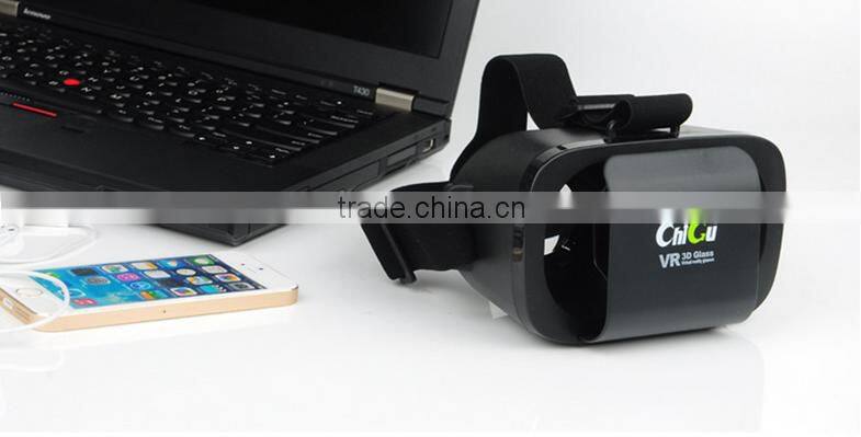 2016 New style ABS Plastic VR box 2.0 bluetooth gamepad 3D glasses virtual reality headset