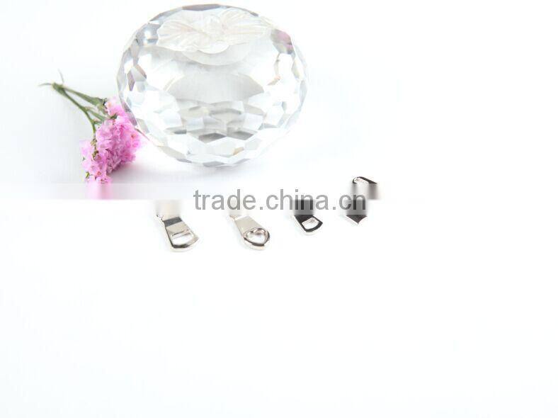 Custom High Quality Hot Sale Silver Metal Zipper Puller