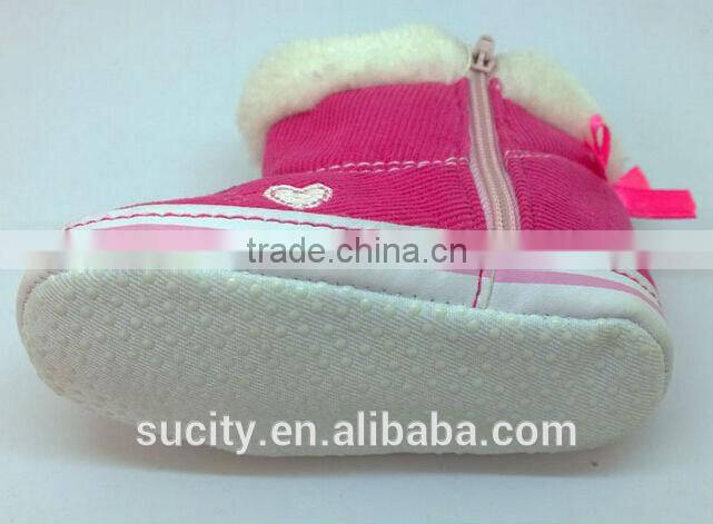 wholesale beautiful global warming baby shoes with zipper