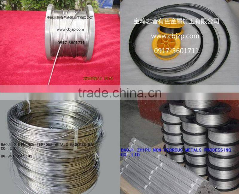 COMPETIVE PRICE MANUFACTURE ASTM B365 99.95% Tantalum wire made in China for sale
