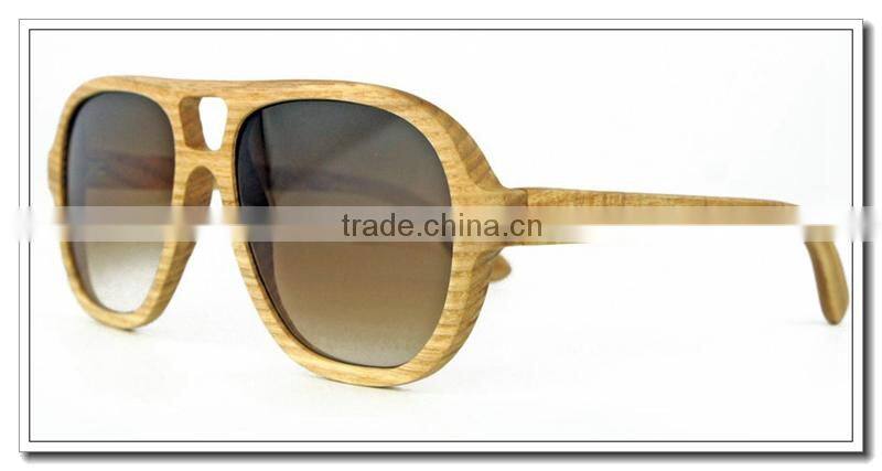 Polarized Brown Lens Flat Top Rose Wood Sunglasses with engraved logo