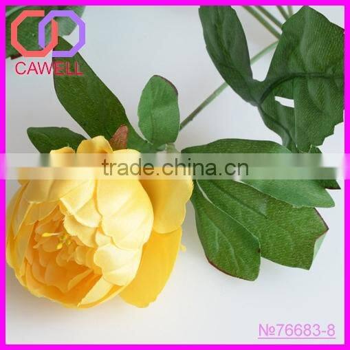 cheap 5 heads silk peony flowers wholesale
