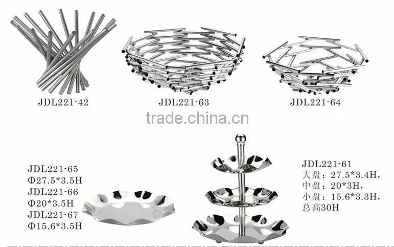 2016 Stainless Steel Modern Fruit Bowl