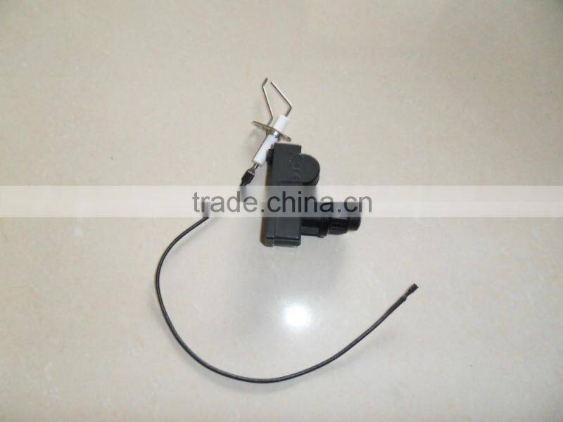 Battery push button pulse gas igniter set with sparking rod, battery gas lighter for heater/bbq/grill/oven/burner