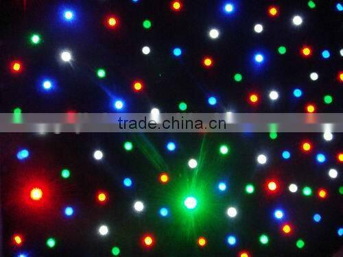 LED RGBW Star Curtain Backdrop/wedding stage backdrop