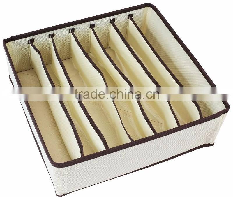 Collapsible Storage Boxes Bra Underwear Closet Organizer Drawer Divider 4 Set