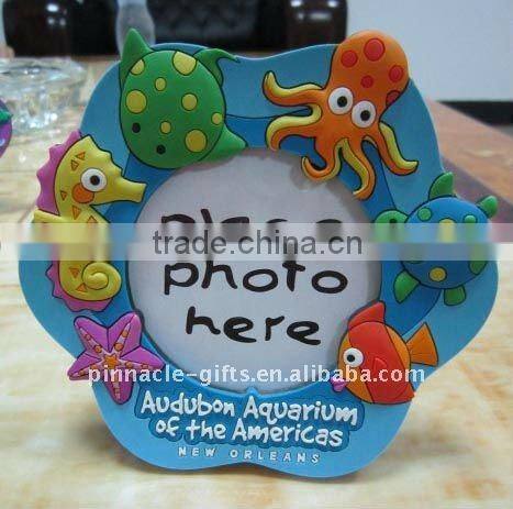 cute soft pvc 3D photo frames