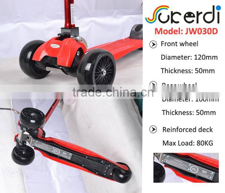 Sukerdi new min foldable micro maxi child kick push max load 80kg pro 3 big PU skate scooter for kids