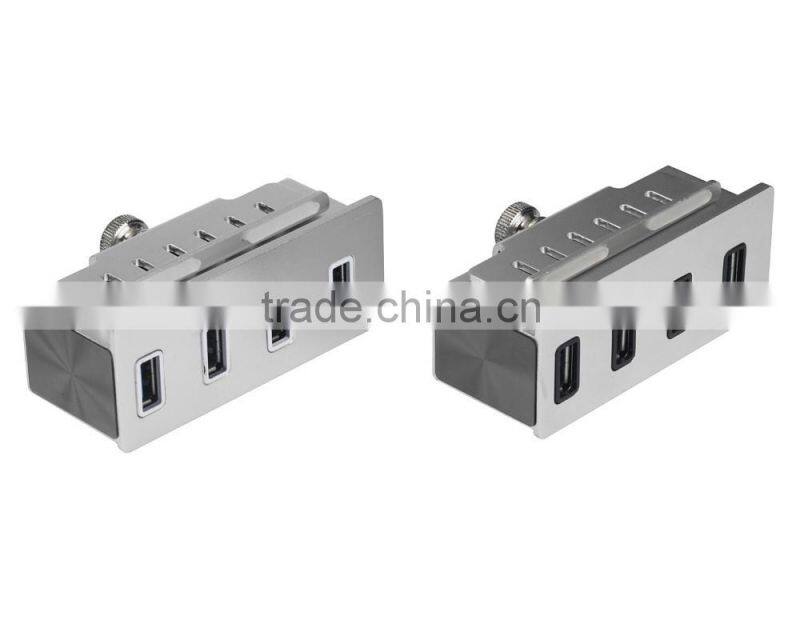 Factory Supply Premium 4 port usb 3.0 hub from usb por hub suppliers with LED indicators and easy to be fixed on the PC or table