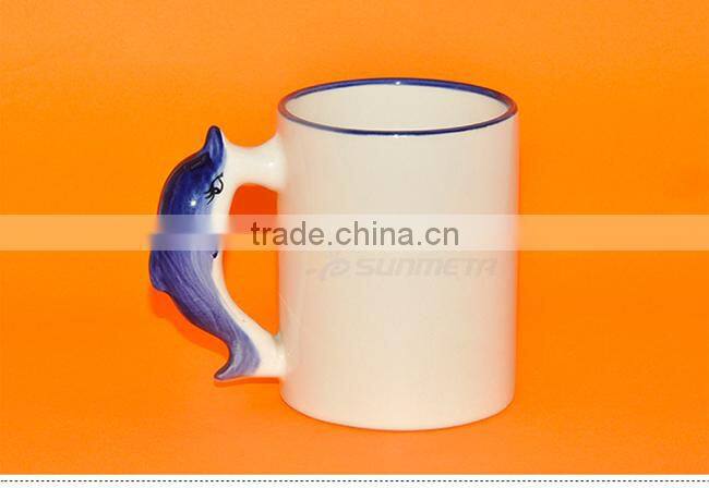 Sunmeta wholesale 11oz eco ceramic sublimation coffee cup(MKB10-30)