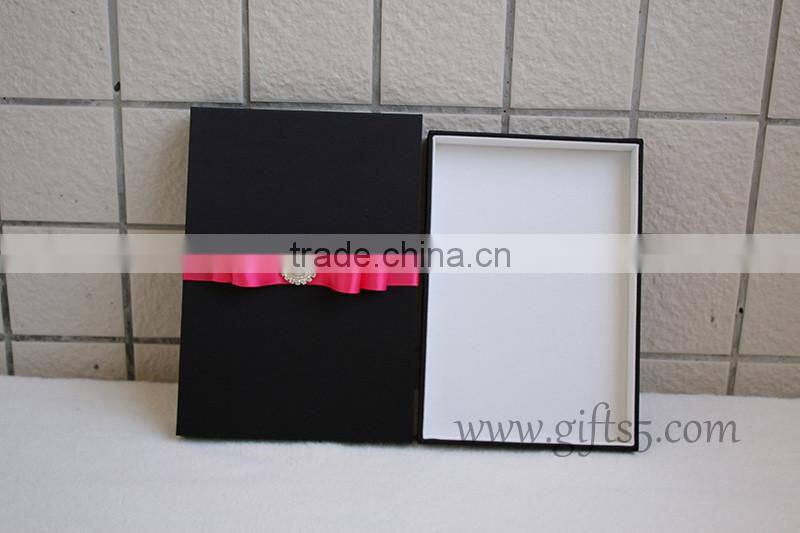 Elegant Black Wedding Invitation Box