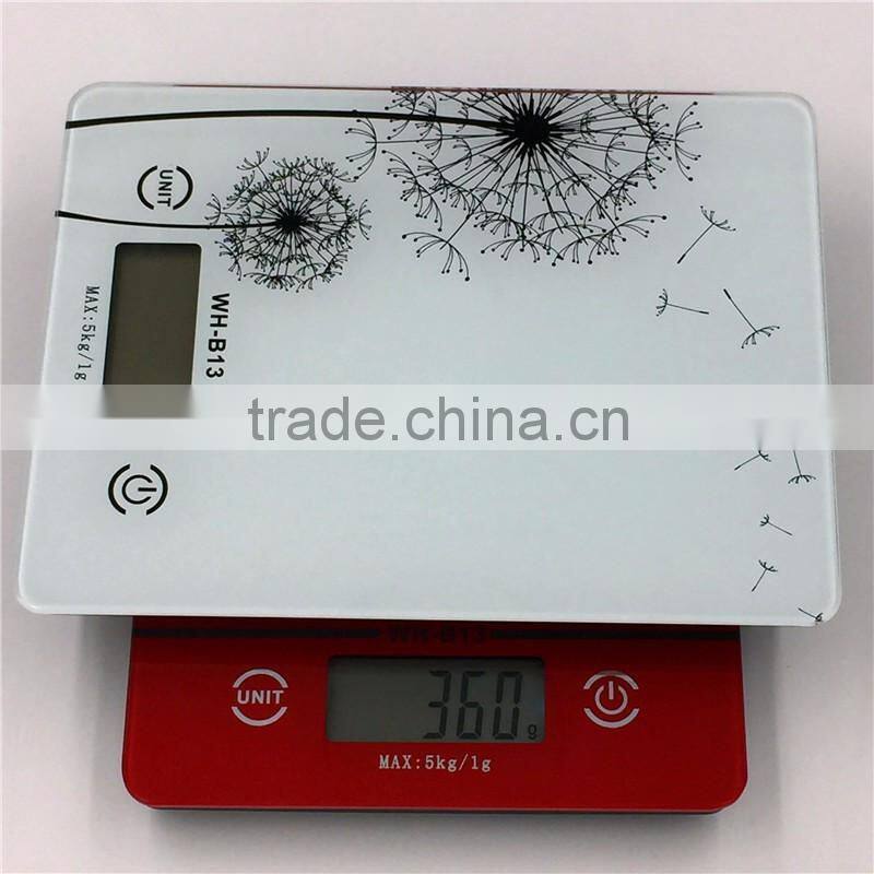 5kg/1g touch screen electric kitchen digital scale