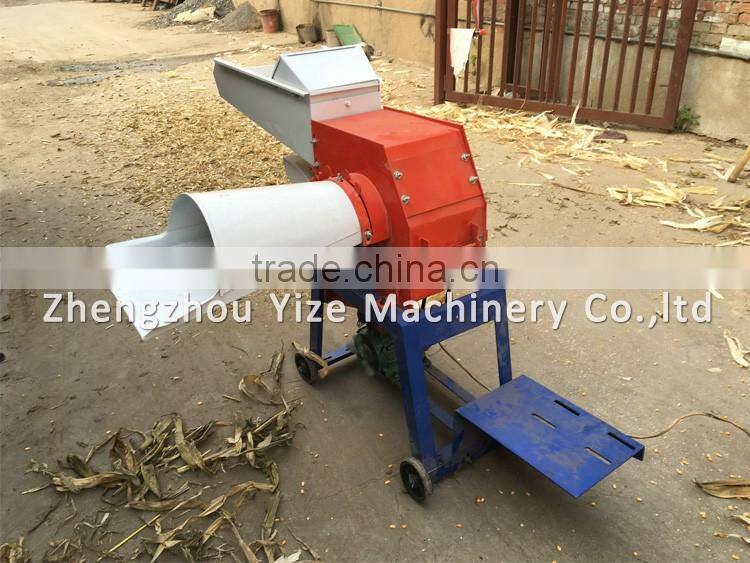 Diesel engine power type chaff cutter / herb crusher / straw breaker