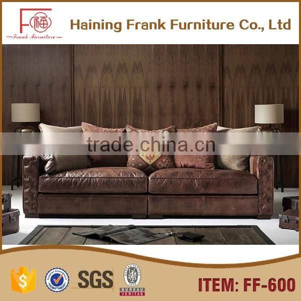 luxury hot sale furniture sofa fabric, classic wooden living room sofa set for house