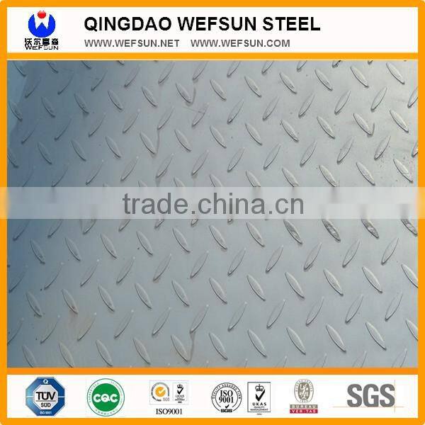 Structual common galvanized chequered steel sheet