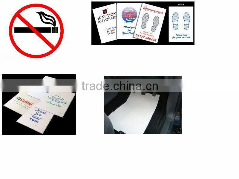 Disposable car floor paper mat