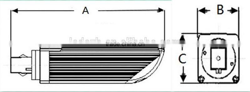 G24 E27 LED plug down light 8W & 10W 12W