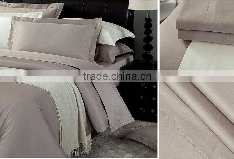 luxury cotton plain hotel bedlinens