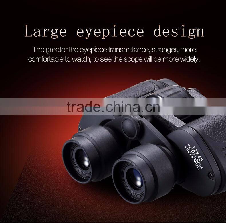12x45 telecope Binocular Glass High-power HD Portable