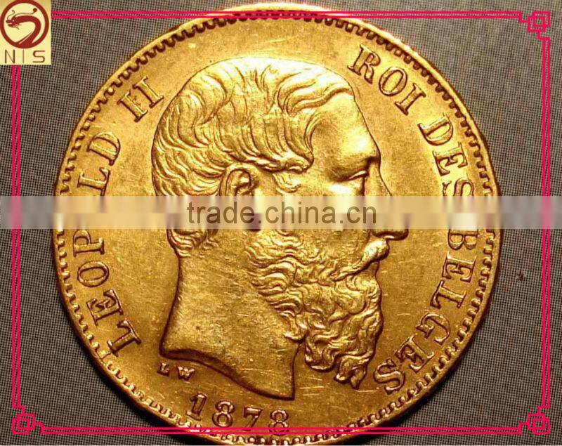 high quality fake gold coins with box