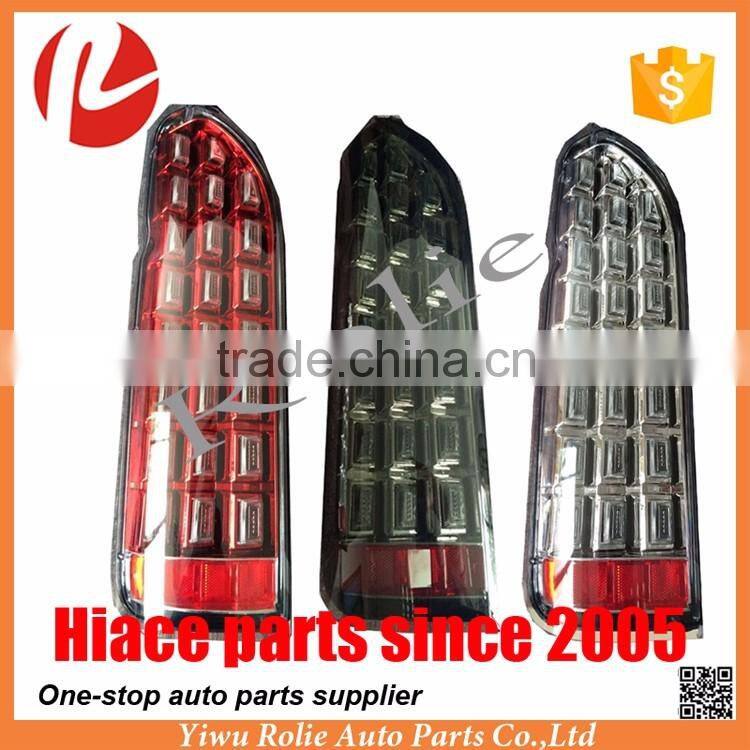 Newest Toyota hiace 2005-2016 body parts LED tail light for Japan Australia Thailand Southeast Asia market