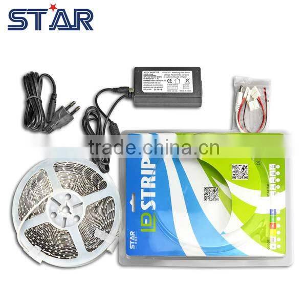 RGB Dream Color 72w 12v IP65 Waterproof SMD5050 Flexible LED Ribbon Light + RGB IR Remote controller + 12V Adapter + Accessories