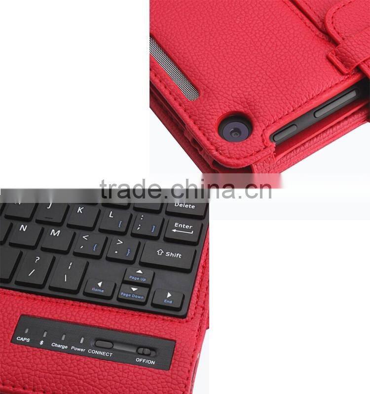Chian OEM Factory detachable wireless keyboard case for nexus 7 2013 cover