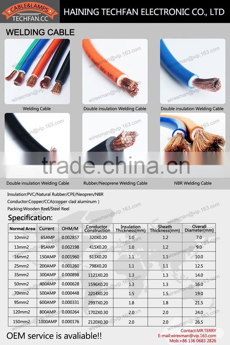 welding cable welding cable 100mm2