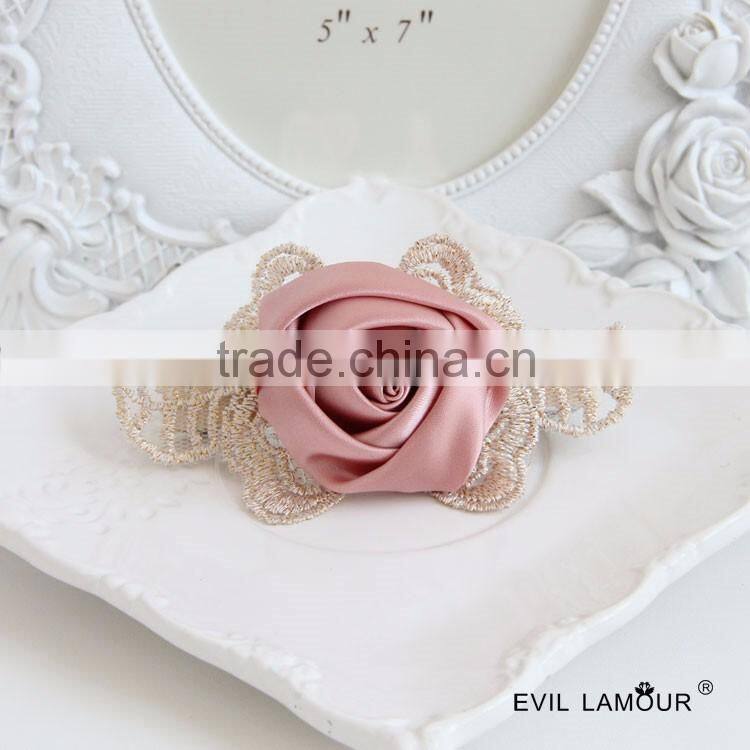 MYLOVE bridal hair accessory romantic rose hair clip