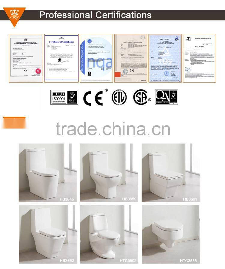 CRW HTC3508 Two Piece Small Bathroom Toilet