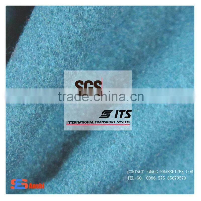 TR Polyester rayon spandex Brushed fabric for wool melton fabric