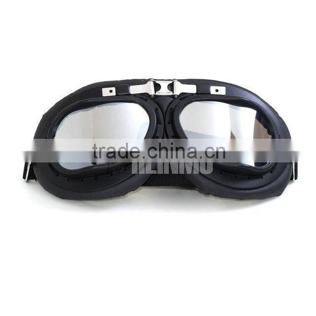 5 lens Black frame Flexible Adult Motorcycle Motocross Bike riding Cross Goggles helmet glasses