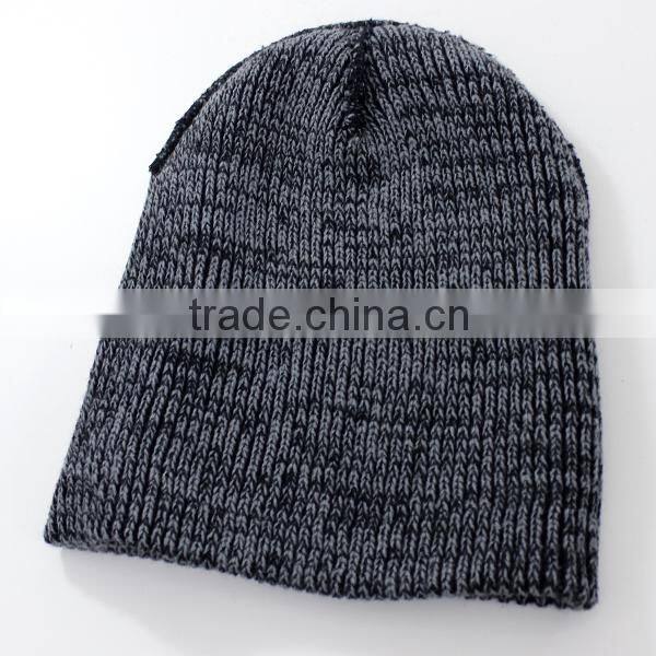 warm ski beanie/jacquard ski winter hat/knit ski winter hat