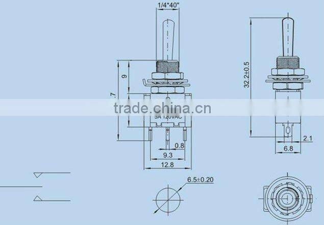 'KN1-103 min toggle switch